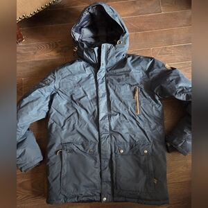 Mens XXL KAMIK Winter Jacket, Blue/charcoal